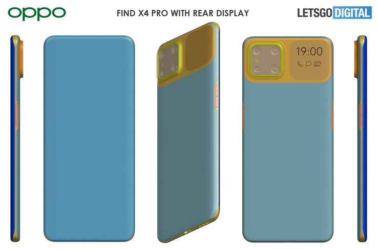 A closer look at the Find X4 Pro renders (Image source: @letsgodigitalNL)