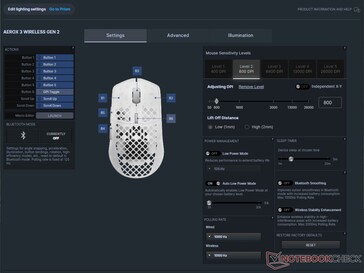 SteelSeries Engine within SteelSeries GG software for gear management.