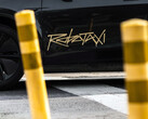 The Tesla Robotaxi ride-share platform logo on the new Model Y. (Image source: @artsimage/X)