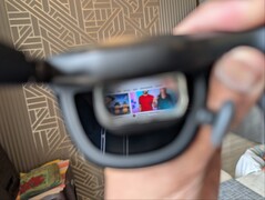 Xreal One Pro connected to MacBook Air