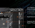 Gigabyte appears to have redesigned two of their B550 motherboards without phase doublers in their VRM design. (Image Source: Gigabyte)