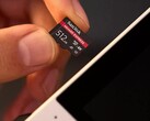 A 512 GB SanDisk SD card (Image source: SanDIsk)
