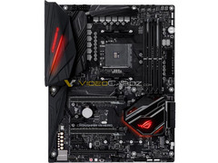 Asus X470 ROG Crosshair VII Hero. (Source: Videocardz)