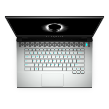 Alienware m15 R4 - Keyboard deck. (Image Source: Dell)