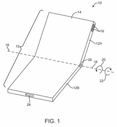 A fresh Apple patent shows it is still working hard on making a foldable smartphone. (Source: CNET/USPTO) A fresh Apple patent shows it is still working hard on making a foldable smartphone. (Source: CNET/USPTO)