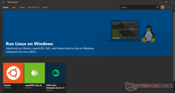 Choose from a choice of distros in the Microsoft Store. (for Windows 10 Version 1709).
