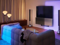 A new 83-in (~211 cm) version of the Bang & Olufsen Beovision Harmony has launched. (Image source: Bang & Olufsen)