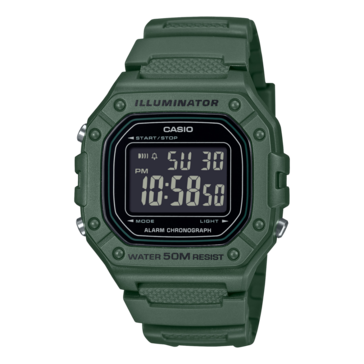 The Casio W-218H-3BV watch. (Image source: Casio)