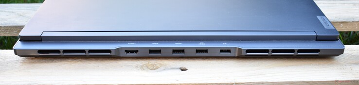 Back: HDMI, 3x USB-A, Slim-tip power port