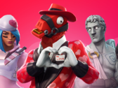 Fortnite players can currently enjoy a Valentine's Day theme. (Source: Epic Games)