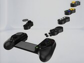 GameSir Hyperkin X5 Alteron modular mobile controller parts are shown (Image source: Overload PR with edits)