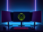Xbox Mode shown in a multi-monitor gaming setup