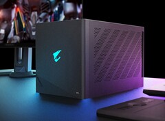 Gigabyte puts a GeForce RTX 5090 desktop graphics card into an eGPU enclosure with Thunderbolt 5 (Image source: Gigabyte)