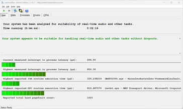 Latency monitor