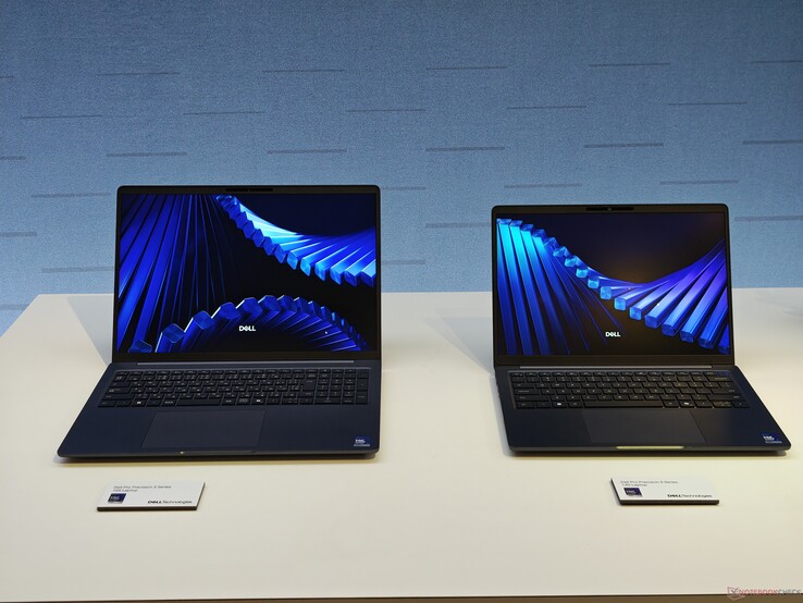 New, slimmer Dell Pro Precision 5 14s and 16s workstations.