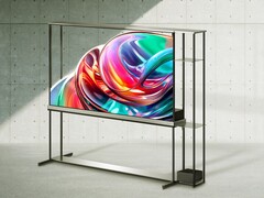 The LG Signature OLED T can switch between transparent and opaque modes. (Image source: LG)