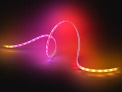 The Philips Hue Gradient Strip lights (pictured) leaked on the brand’s website. (Image source: Philips Hue)