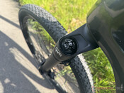 100-mm suspension at the front