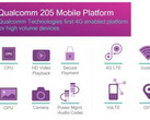 Qualcomm 205 Mobile Platform is now official, first devices to use it coming in second quarter