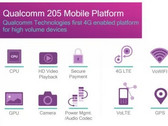 Qualcomm 205 Mobile Platform is now official, first devices to use it coming in second quarter
