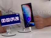 The demo video depicts the undisclosed smartphone achieving 10% charging in 23 seconds, before it reaches 17% in merely 35 seconds. (Image source: 91Mobiles x @OnLeaks)