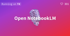 Open NotebookLM (Image Source: gabrielchua on Hugging face)
