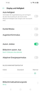 Display settings