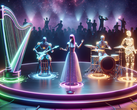 AI-powered robotic musicians (Image source: Generated using DALL·E 3)