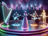 AI-powered robotic musicians (Image source: Generated using DALL·E 3)