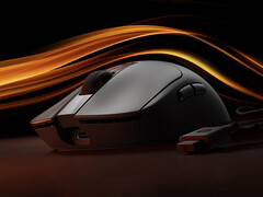 The Gaming Mouse 2 costs around $31 in China. Pictured: the wireless mouse alongside its dongle.