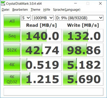 CrystalDiskMark 3: HDD