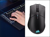 Corsair Skiff 100 Plus keyboard (left) and Harpoon V2 mouse (right).