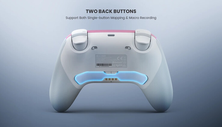 Additional buttons are installed on the back. (Image source: GameSir)