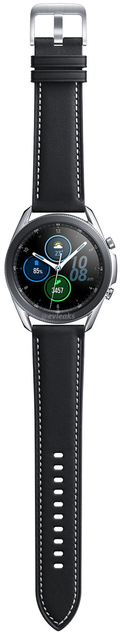 Samsung Galaxy Watch 3. (Image source: @evleaks)