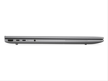 HP ZBook 8 G2a 16-inch ports on the left side.