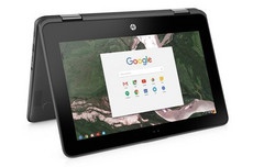 Chromebooks have found a stronghold in the education sector due to their low cost and easy maintenance. (Source: Google)