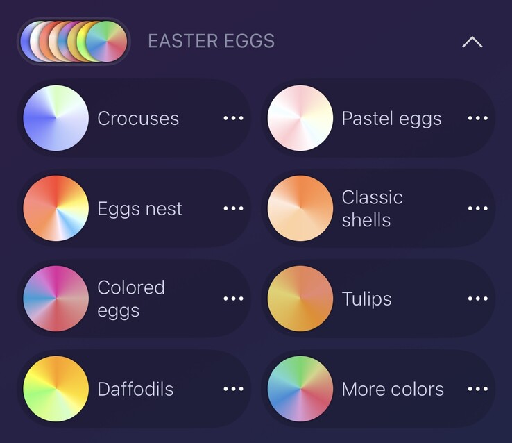 iConnectHue app version 5.9 brings Easter scenes. (Image source: iConnectHue)