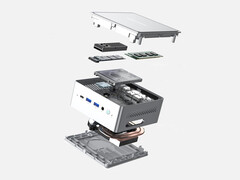 An exploded view of the Minisforum NAB9. (Image source: Minisforum)
