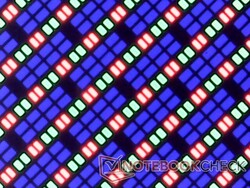 Crisp RGB subpixels on glossy touchscreen