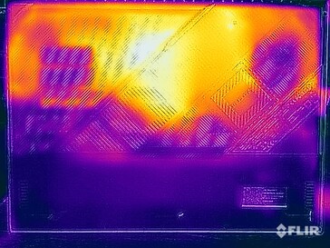 Stress test surface temperatures (bottom)