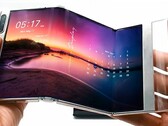A prototype tri-folding display. (Image source: Samsung)