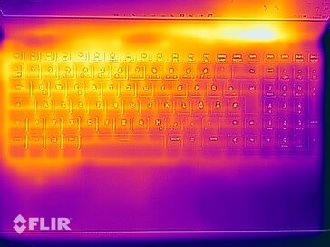 Thermal image top side in stress test