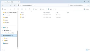 Known folder structure