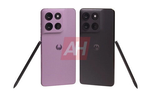 The two alleged color options of the 2026 Moto G Stylus (Image source: Android Headlines)