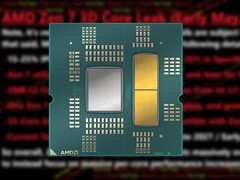 The current crop of AMD Ryzen 9000 CPUs features two CCDs with 8-cores each. (Image source: AMD, Moore&#039;s Law Is Dead)