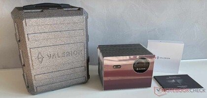 The complete package contents of the AWOL Valerion Pro 2.