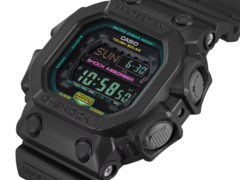 The Casio G-Shock GX56MF-1 (pictured) has cyan, magenta, and yellow accent colors across the dial and bezel. (Image source: Casio)