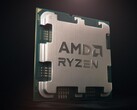 A chip shot render of what a modern AM5-based AMD Ryzen CPU looks like