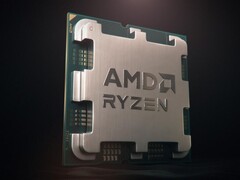 A chip shot render of what a modern AM5-based AMD Ryzen CPU looks like