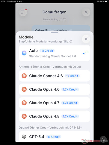 If you want to further process conversations recorded via prompt, you can select the desired AI agent.